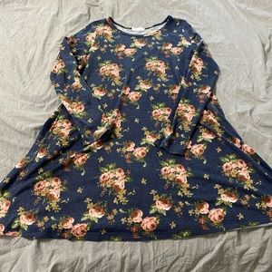 Pink Lily floral swing dress